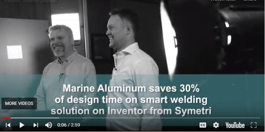 Toista Marine Aluminium - 2D 3D Video.
